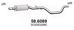 ASSO 58.6089 — Средний глушитель
