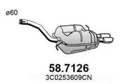 ASSO 58.7126 — Задний глушитель