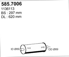 ASSO 585.7006 — Tobă intermediară și finală