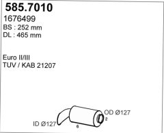 ASSO 585.7010 — Глушитель средний и задний