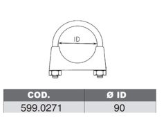 ASSO 599.0271 — Set de montaj pentru tobă