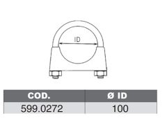 ASSO 599.0272 — Set de montaj pentru tobă