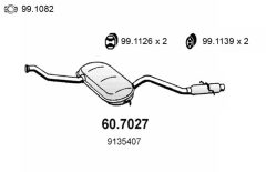 ASSO 60.7027 — Задний глушитель