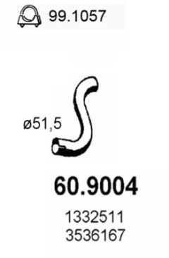 ASSO 60.9004 — Выхлопная труба