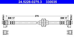 ATE 24.5228-0275.3 — Тормозной шланг