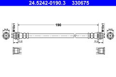 ATE 24.5242-0190.3 — Тормозной шланг