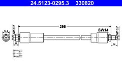 ATE 24.5123-0295.3 — Тормозной шланг