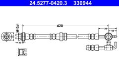 ATE 24.5277-0420.3 — Тормозной шланг