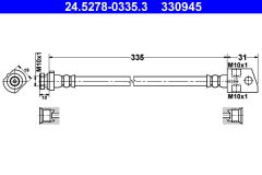 ATE 24.5278-0335.3 — Тормозной шланг