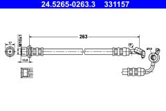 ATE 24.5265-0263.3 — Тормозной шланг