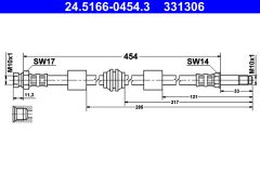 ATE 24.5166-0454.3 — Тормозной шланг