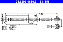 ATE 24.5295-0680.3 — Тормозной шланг