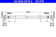 ATE 24.5225-0370.3 — Тормозной шланг
