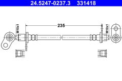 ATE 24.5247-0237.3 — Furtun de frână