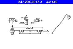 ATE 24.1294-0015.3 — Тормозной шланг