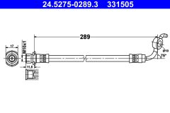 ATE 24.5275-0289.3 — Тормозной шланг