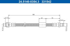ATE 24.5140-0354.3 — Тормозной шланг