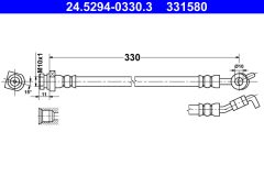 ATE 24.5294-0330.3 — Furtun de frână