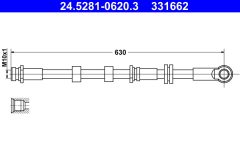 ATE 24.5281-0620.3 — Тормозной шланг