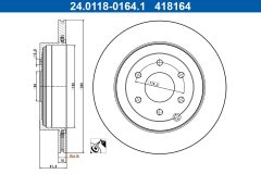ATE 24.0118-0164.1 — Disc de frână