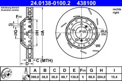 ATE 24.0138-0100.2 — Тормозной диск