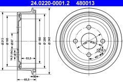 ATE 24.0220-0001.2 — Тормозной барабан