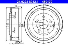 ATE 24.0222-8032.1 — Тормозной барабан