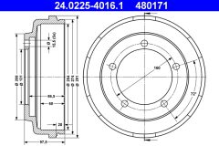 ATE 24.0225-4016.1 — Тормозной барабан