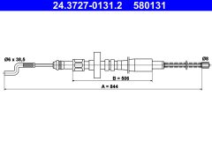 ATE 24.3727-0131.2 — Трос ручного тормоза