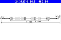ATE 24.3727-0184.2 — Трос ручного тормоза