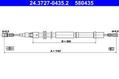 ATE 24.3727-0435.2 — Трос ручного тормоза