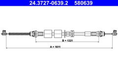 ATE 24.3727-0639.2 — Cablu frână de mână