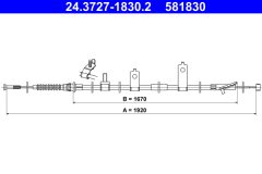ATE 24.3727-1830.2 — Трос ручного тормоза