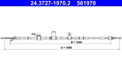 ATE 24.3727-1970.2 — Трос ручного тормоза