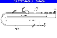 ATE 24.3727-2008.2 — Трос ручного тормоза