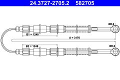 ATE 24.3727-2705.2 — Трос ручного тормоза