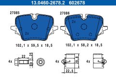 ATE 13.0460-2678.2 — Колодки тормозные дисковые