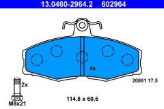 ATE 13.0460-2964.2 — Колодки тормозные дисковые