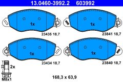 ATE 13.0460-3992.2 — Колодки тормозные дисковые