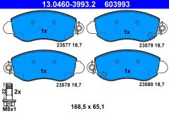 ATE 13.0460-3993.2 — Колодки тормозные дисковые
