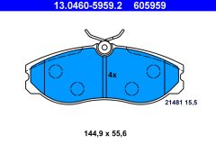 ATE 13.0460-5959.2 — Колодки тормозные дисковые