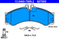ATE 13.0460-7909.2 — Колодки тормозные дисковые