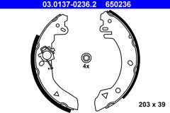 ATE 03.0137-0236.2 — Колодки тормозные