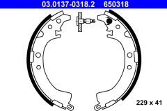 ATE 03.0137-0318.2 — Колодки тормозные