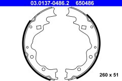 ATE 03.0137-0486.2 — Колодки тормозные