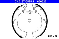 ATE 03.0137-0525.2 — Колодки тормозные