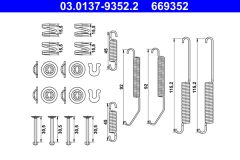 ATE 03.0137-9352.2 — Комплектующие тормозных колодок