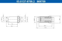 ATE 03.0137-9709.2 — Accesorii frână de parcare