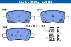 ATE 13.0470-5559.2 — Колодки тормозные дисковые
