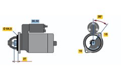 BOSCH 0001106409 — Стартер